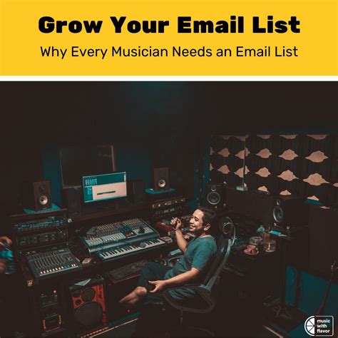 email lists for musicians